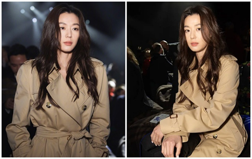  Dự show Burberry, Jeon Ji Hyun được khen 'đẹp hơn ảnh quảng cáo'
